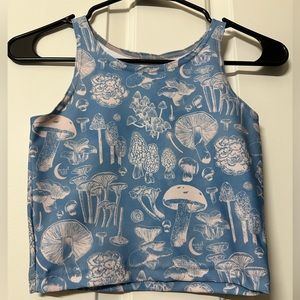 Crop Mushroom Tank by Rachel Pohl